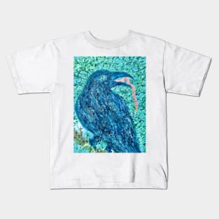 CROW AND WORM Kids T-Shirt